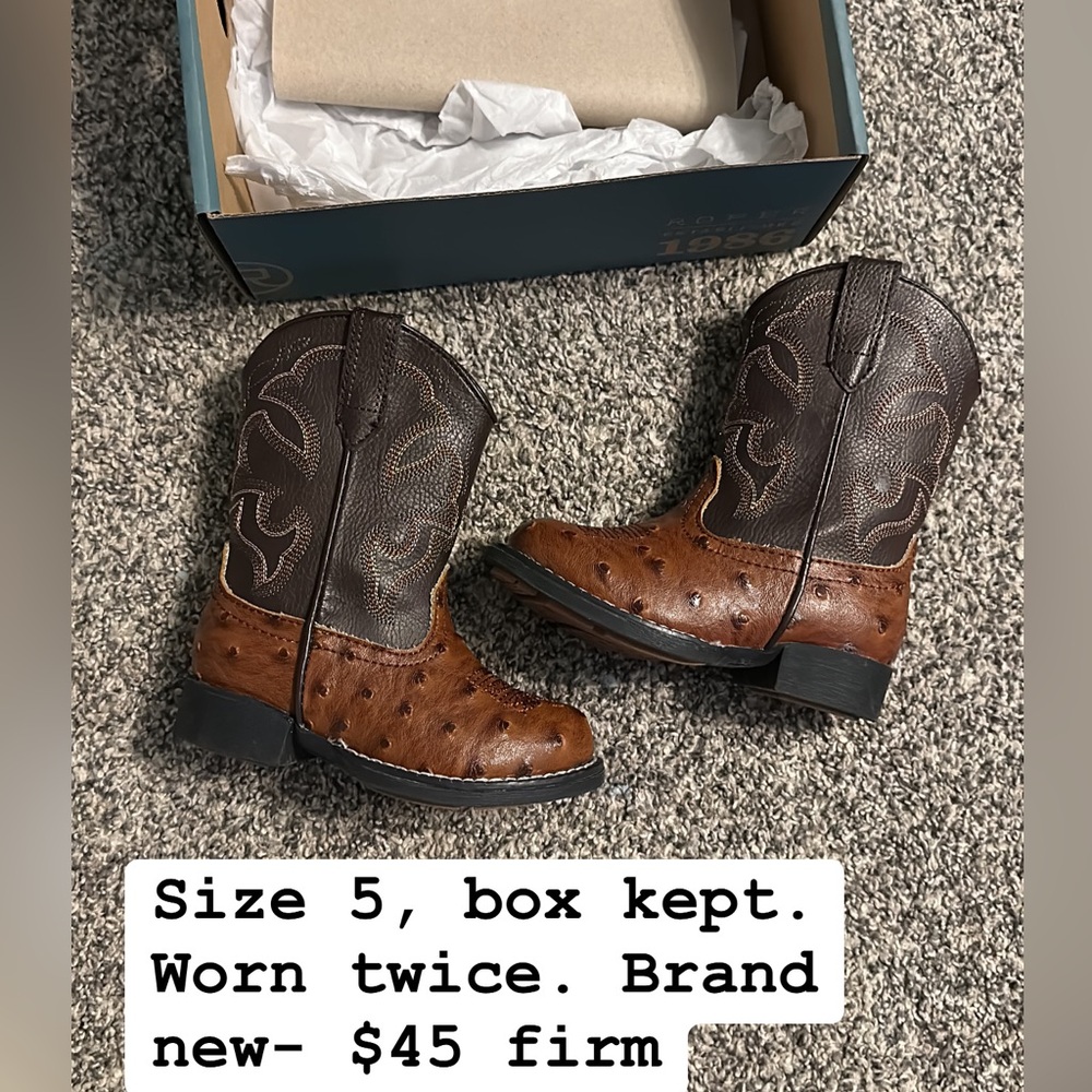 Roper kids boots